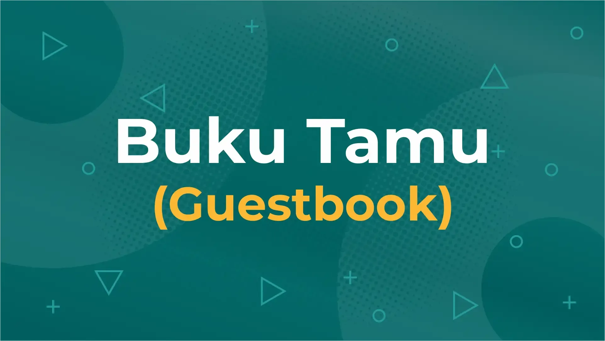 Buku Tamu Digital