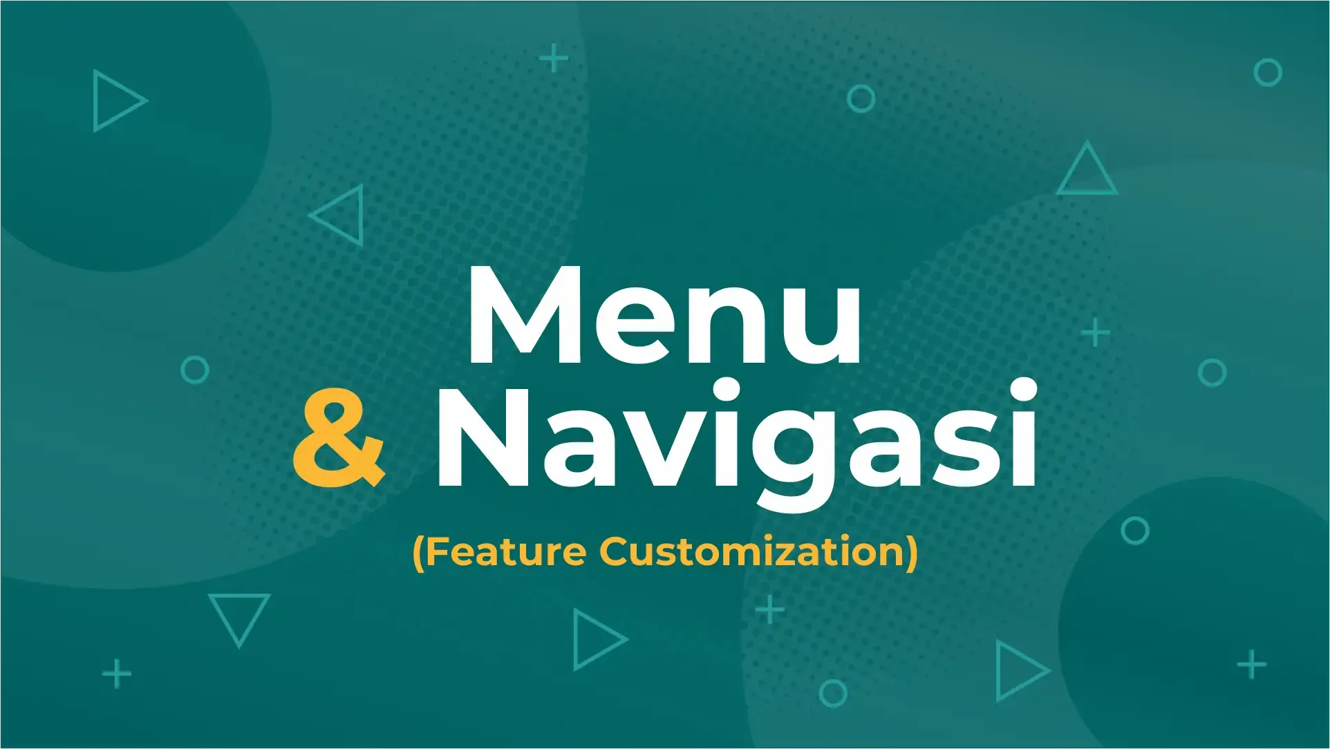 Menu & Navigasi